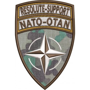 EMBLEMA NATO OTAN RESOLUTE-SUPPORT